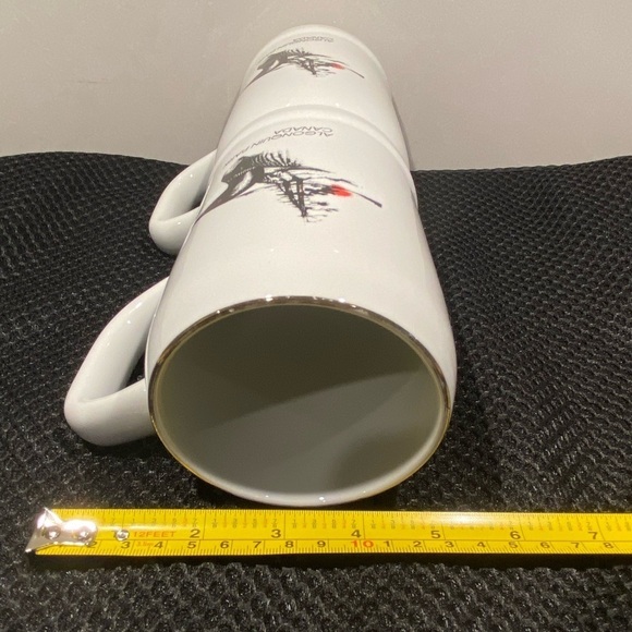 Set Of 2 Canada Loon Gold Rim Algonquin Park Canada Souvenir Mugs - Picture 7 of 9